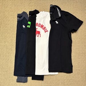 Lot of 4 Abercrombie boys tees size 11/12